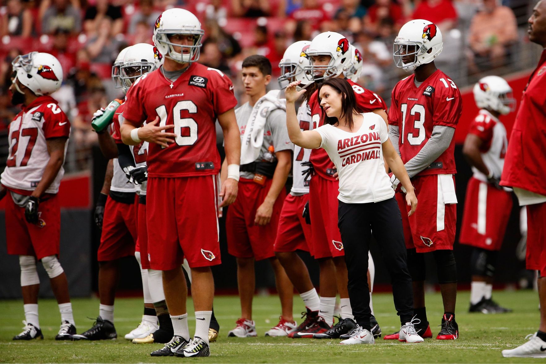 2015: First woman to coach in the NFL